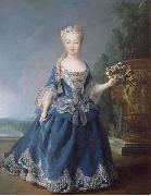Alexis Simon Belle Portrait of Mariana Victoria of Spain painting